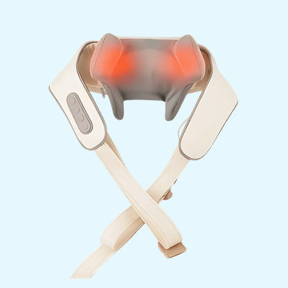 Massaggiatore elettrico senza fili Shiatsu impastante 6D per collo, spalle, schiena, gambe e vita per un sollievo mirato dal dolore